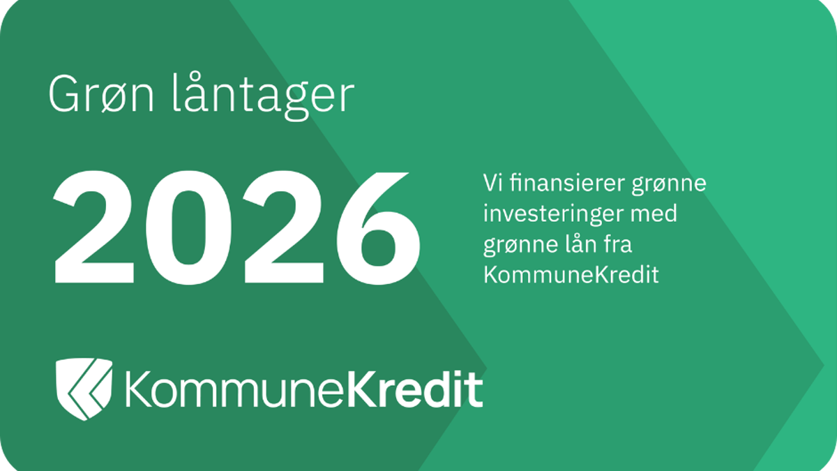 Certifikat 2026 – Grøn låntager